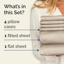 CGK Linens Queen 6 Piece Sheet Set - Cooling Sheets for Hot Sleepers - Brand New