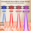 YOEYOU RED LIGHT THERAPY FACE 850NM NEAR INFRARED LED MASK M01-B - BLACK - Like New