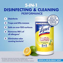 LYSOL DISINFECTING WIPES MULTI-SURFACE CLEANER LEMON 80 CT 3 PACK 240 TOTAL - Brand New