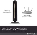 NETGEAR Cable Modem DOCSIS 3.1 (CM1000) Gigabit Modem - BLACK Like New