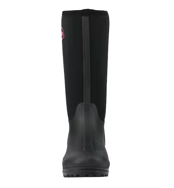 BOSS MEN'S BOSS 19IN WATERPROOF NEOPRENE WORK SAFETY RUBBER BOOTS - 13 - BLACK - Like New