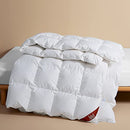 Airluck Feather Down Comforter Twin Size Hotel Fluffy Duvet 68" x 90" - White - Brand New