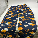 THEAMA TEK COLLECTION EXTRA SOFT LOUNGE PANT - SIZE: MEN L - NAVY W/ PRETZEL - Brand New