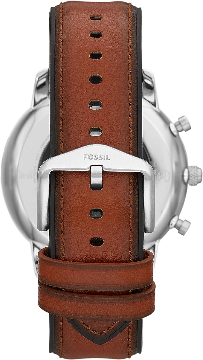 Fossil Men's Neutra Hybrid Smartwatch HR DW8F5 - BROWN BAND COVER - Like New