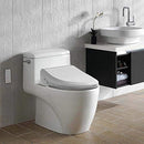 BioBidet Toilet Seat Wireless Remote Dual Nozzle, B07VH2RP6Y - Elongated White - Like New