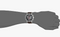 Wenger 01.1543.103 Attitude Chrono Steel Black Dial Quartz Men's Watch Lw40 - Like New