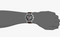 Wenger 01.1543.103 Attitude Chrono Steel Black Dial Quartz Men's Watch Lw40 Like New