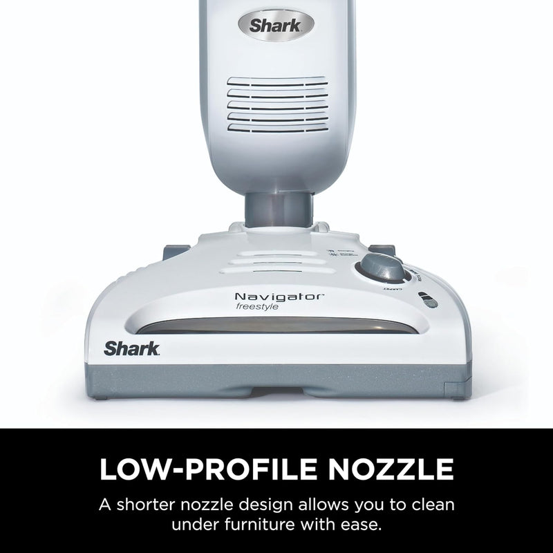SHARK SV1106N Rotator Freestyle Cordless Upright Vacuum W/Charger, 10.8V - WHITE - Like New