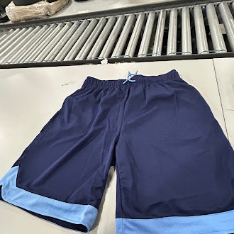 JUMP START STRIPED BASKETBALL - SIZE: MEN L - DARK NAVY,LIGHT BLUE - Brand New