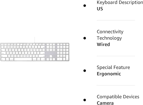 Apple Wired Keyboard Numeric Keypad MB110LL/B - WHITE Like New