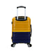 ROCKLAND MELBOURNE HARDSIDE EXPANDABLE SPINNER WHEEL, CARRY-ON 20" - NAVY/YELLOW - Brand New