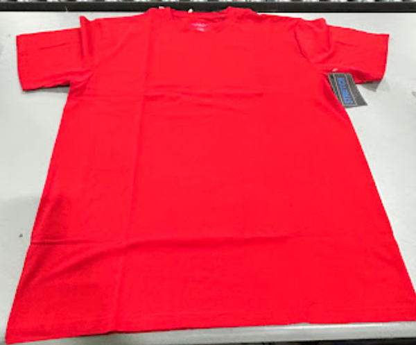 BLACK ICE PLAIN SHORT SLEEVES T-SHIRT - SIZE: MEN S - RED - Brand New