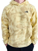 THE NORTH FACE SOFT FLEECE HOODIE - SIZE: MEN L - YELLOW RETRO DYE - Brand New
