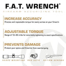WHEELER MANUAL FIREARMS ACCURIZING TORQUE WRENCH WILDERNESS 553556 BLACK-YELLOW - Like New