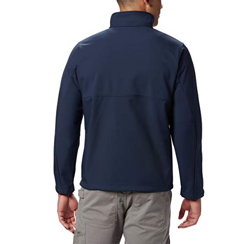 WM6044 COLUMBIA MEN SOFTSHELL JACKET NAVY SIZE S - Brand New