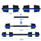 VIVITORY Dumbbell Set - Adjustable Weights, Non-Rolling, 44 to 66 Lbs - Blue - Like New