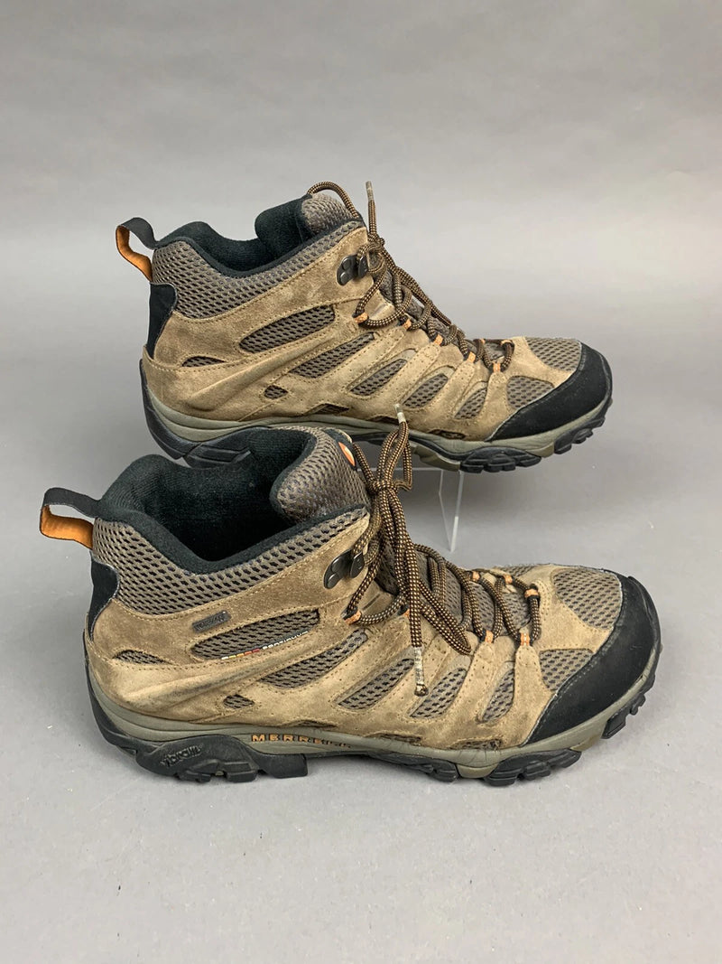 MERRELL MOAB MID WATERPROOF - SIZE: MEN 12 - EARTH - Like New