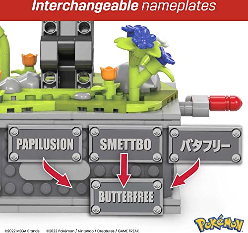 MEGA Pokémon Building Toys Set Motion Butterfree with 605 Pieces 7 Inches Tall - Brand New