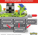 MEGA POKÉMON BUILDING TOYS SET MOTION BUTTERFREE 605 PIECES 7 INCHES TALL MULTI - Like New