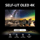 LG C3 Series 65" Class OLED evo 4K Processor Smart Flat Screen TV OLED65C3PUA Like New