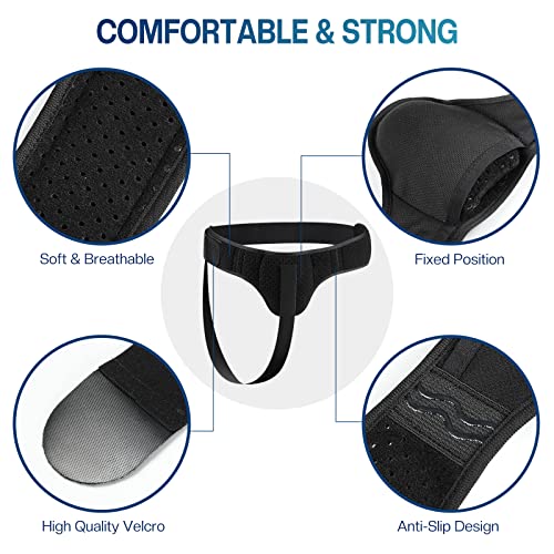 QAYE HERNIA BELT FOR MEN & WOMEN - LEFT/RIGHT SIDE INGUINAL HERNIA SUPPORT - Like New