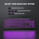 LUZARRIBA WIRED BACKLIT KEYBOARD FOR MAC LIGHTED USB KEYBOARDS - BLACK - Like New