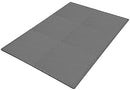 Signature Fitness Puzzle Exercise Mat EVA Foam Interlocking Tiles BFPM-01GY Gray Like New