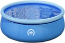 TH-POOL Easy Set Outdoor Inflatable Round Above Ground Pool (10ft x 30in) - Blue - Like New