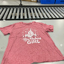 SHIRTWOOT! WOMEN'S MAGICAL BIRTHDAY GIRL TSHIRT - SIZE: WOMEN M - PINK - Like New
