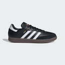 ADIDAS SAMBA INDOOR SOCCER SHOES SIZE: M 5 W 6 CORE BLACK/CLOUD WHITE/VIVID RED - Like New