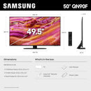 SAMSUNG 50-INCH CLASS NEO QLED 4K QN90F SERIES SMART TV (QN50QN90FAFXZA, 2025) - Like New