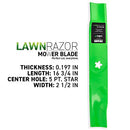 8TEN LawnRAZOR Mower Blade Husqvarna 173921 532173921 Mulching 3-Pack NEW - Brand New