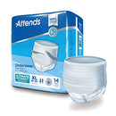 Attends Underwear for Adult Incontinence Care with quick-dry channels(56 Count) - Brand New