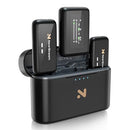 NUROUM NEARSTREAM AWM20T WIRELESS LAVALIER MICROPHONE NOISE CANCELLATION - BLACK - Like New