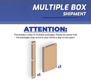 SafeRacks Overhead Garage Storage Rack with 250 lb Capacity - White - Like New