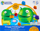 LEARNING RESOURCES FROGGY FEEDING FUN GAME, SET OF 64 - MULTI - Like New
