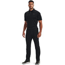 UNDER ARMOUR MEN'S TECH GOLF POLO - BLACK/GRAPHITE/GRAPHITE - SIZE XL - Brand New