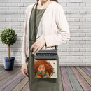 LIUENMGG CARTOON CURLY-HAIRED BLONDE LADY CROSSBODY BAG - CURLY HAIR LADY 01 - Like New