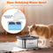PAWTNERS DOG WATER BOWL NO SPILL 4.5L STAINLESS STEEL DOG FLOATING BOWL GRAY - Like New