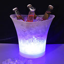 FIPASEN LED ICE BUCKET REGULAR 5L LARGE CAPACITY LIGHTED ICE BUCKET - WHITE - Like New