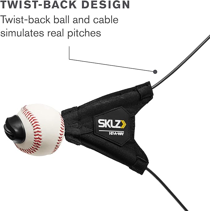 SKLZ Hit-A-Way Baseball Training-Station Swing Trainer Stand 125749795 - BLACK - Like New