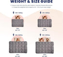 Huloo SLEEP WEIGHTED BLANKET QUEEN 15LBS (60"×80") Soft Minky - Gray - Like New