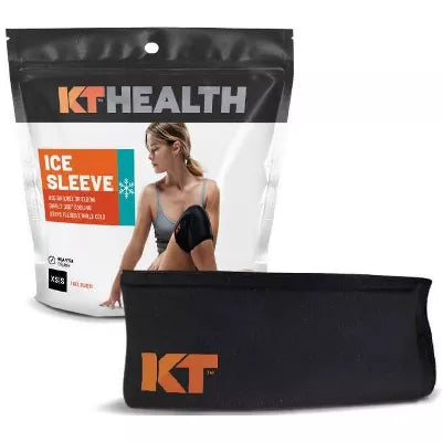 KT HEALTH KT TAPE HEALTH ICE SLEEVE - SIZE: XS/S - BLACK - Brand New