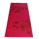 TONE FITNESS YOGA MAT WITH FLORAL PATTERN - RED - Brand New