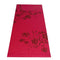 TONE FITNESS YOGA MAT WITH FLORAL PATTERN - RED - Brand New