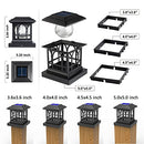 AEFRELEOHT SOLAR LIGHTS WARM WHITE & RGB CYCLING 2 MODES 12 PACK-BLACK - Like New