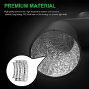 Simple Deluxe 12 Inch Flexible Air Aluminum Ducting, 25FT Long, 2 Clamps, Black - Like New