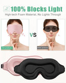 BeeVines 2 Pack 3D Contoured Sleep Mask Eye Masks Lash Extensions - Brand New