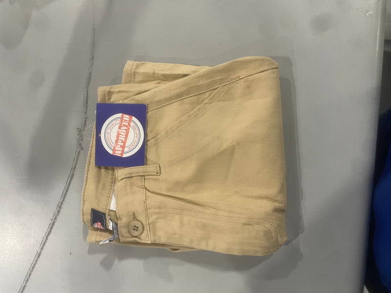 PREMIUM QUALITY APPROVED SCHOOL UNIFORM - SIZE: YOUTH 12 - KHAKI - Brand New