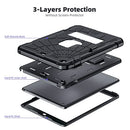 SIBEITU IPAD 9.7 CASE WITH PENCIL HOLDER | IPAD CASEPENHOLD-BLK-9.7 - BLACK - Like New